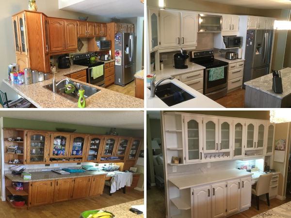 Kitchen cabinet refinishing River Grove MB